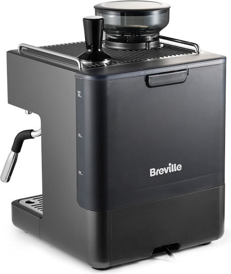 Breville Barista Sense Automatic Espresso Machine 15bar for Cappuccino with Grinding Mill Black VCF187X-01