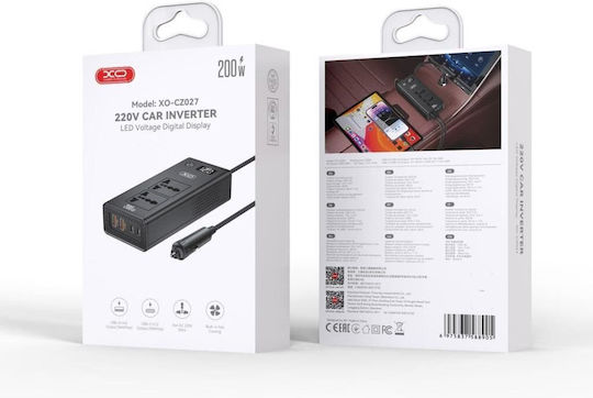 XO CZ027 Инвертор за автомобил 200W