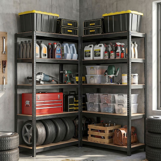 Songmics Dexion Rack 90x40x180cm with 5 Shelves Total Load Capacity 875kg