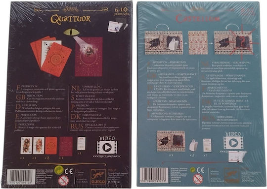 Trucuri Magice Castelliom & Quatrume Bazate Pe Iluzia Optică 8+ Djeco