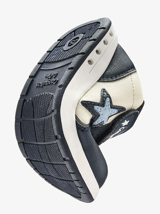 Kids Sneakers Barefoot with Lights Navy Blue