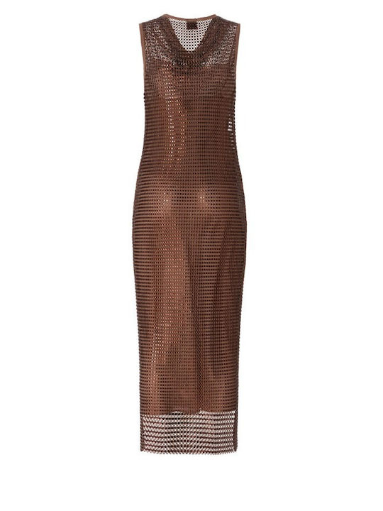 Sommer Hemdkleid in Taupe