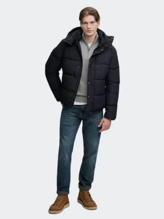 Superdry Μπουφάν Puffer Μαύρο Superdry Μπουφάν Puffer Μαύρο