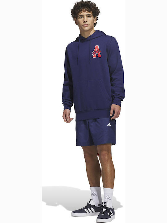Sportswear Φούτερ με Κουκούλα Μπλε