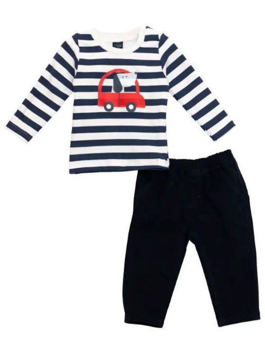 Kinderbekleidungssets Blau 3 Stücke
