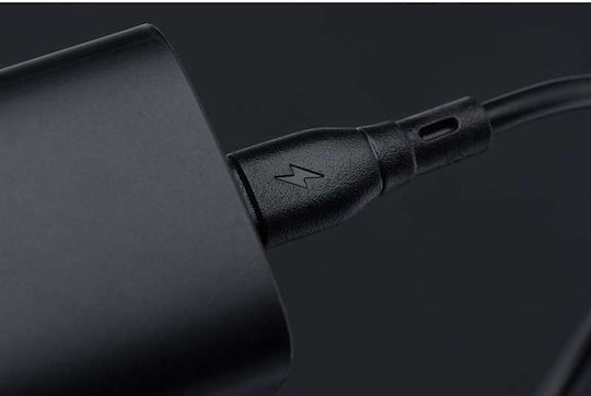 Blue Star Regular USB 2.0 Cablu USB-C bărbătesc - USB-C 60W Negru 2m
