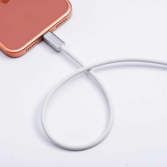 Forcell USB 2.0 Kabel USB-C männlich - USB-C 100W Weiß 1,2m