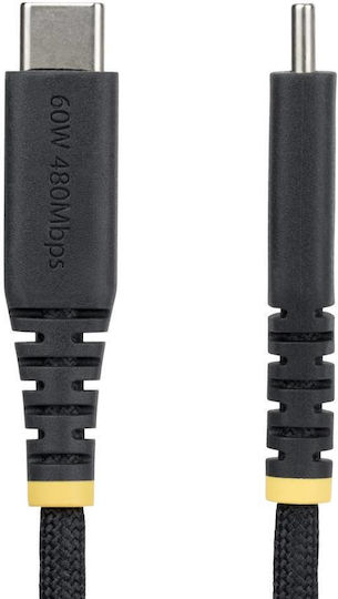 StarTech USB 2.0 Cable USB-C Male - USB-C 60W PD Black 2m