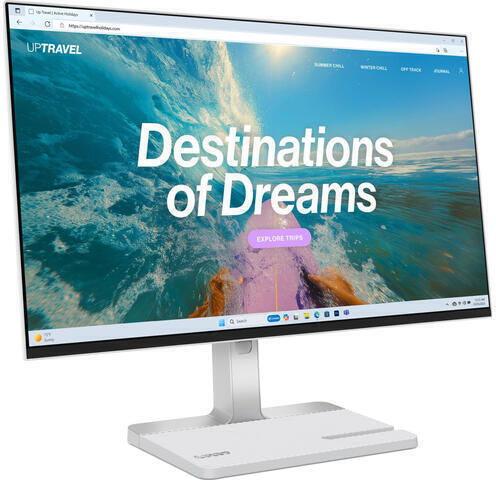 Lenovo L24 IPS Gaming Monitor 23.8" FHD 1920x1080 144Hz With Response Time 4ms GTG White