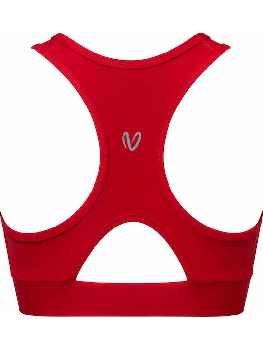 Women's Athletic Sports Bra Sporting Red with Light Padding