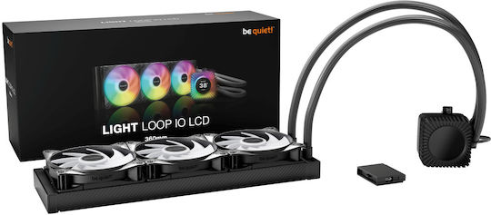 Be Quiet Light Loop IO LCD Υδρόψυξη AIO CPU με 3 Ανεμιστήρες 120mm και ARGB Φωτισμό