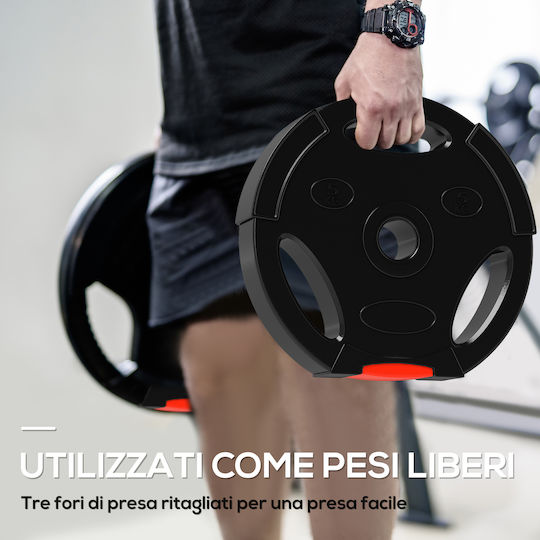 Sportnow Δίσκος 1 x 5kg Φ27mm με Λαβές