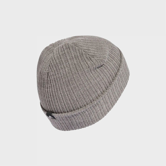 Căciulă Cuff Unisex cu tricotaj Rib în culoare Bej