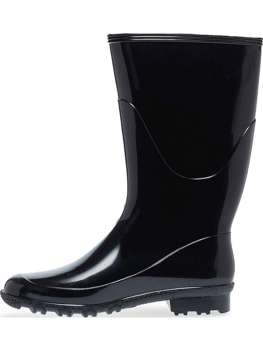 Damen Gummistiefel Schwarz
