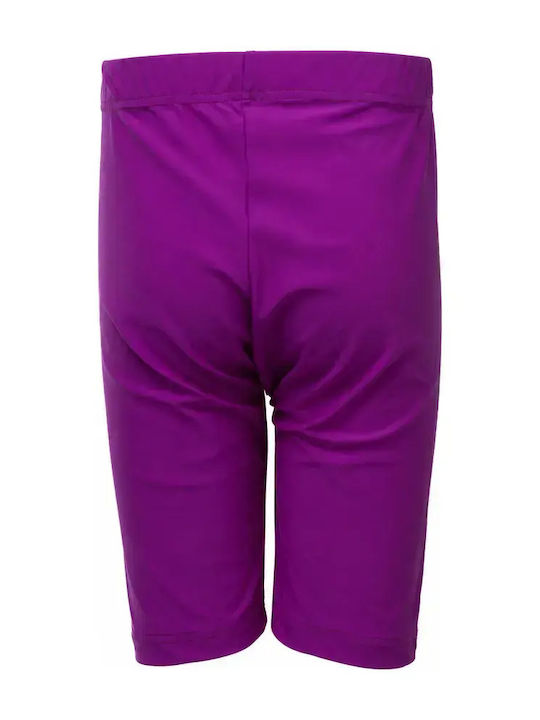 Kids Short Purple Leggings