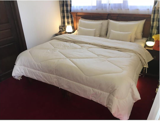 Valeria Home Set Pătură Supraînălțată 220x230 cm Alb