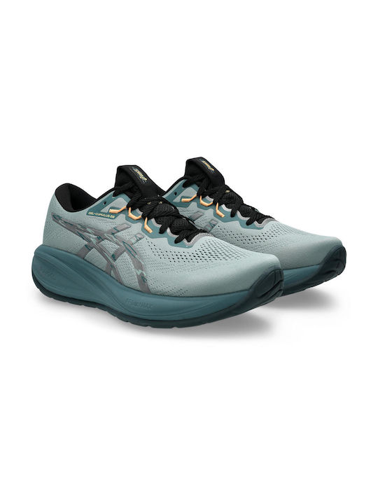Gel-Cumulus 28 Lite-show Männliche Sportschuhe Laufen Grün / Silber