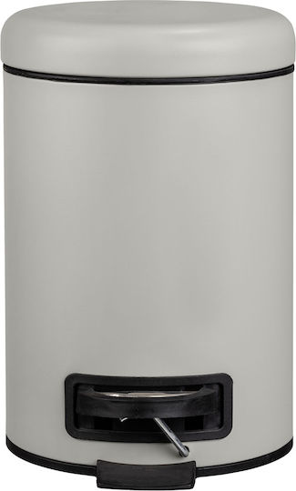 Wenko Inox Badezimmer Mülleimer 3lt Beiges