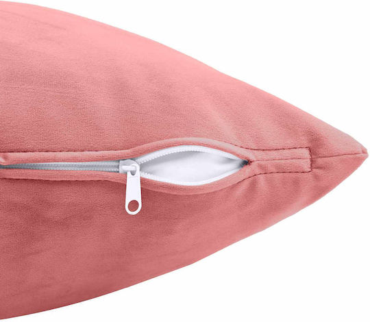 vidaXL Sofa-Kissen Heerlen aus Samt Rosa 65x65cm