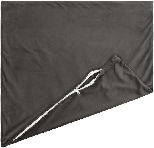 vidaXL Sofa-Kissen Heerlen Aus Samt Dunkelgrau 60x60cm