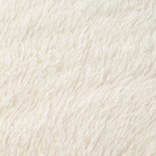 vidaXL Μαξιλάρι Καναπέ Heerlen Fleece Λευκό 55x55εκ.
