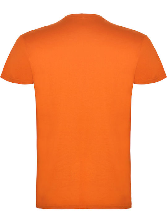 Roly Ανδρικό Διαφημιστικό T-shirt σε Πορτοκαλί Χρώμα