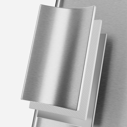 Songmics Waste Bin from Stainless Steel with Pedal 20lt Silver