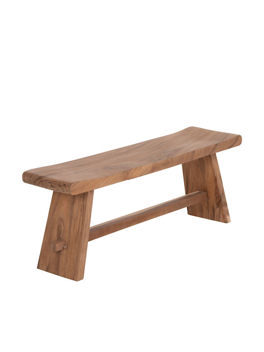 Bancă de exterior din lemn 121x30.5x45cm