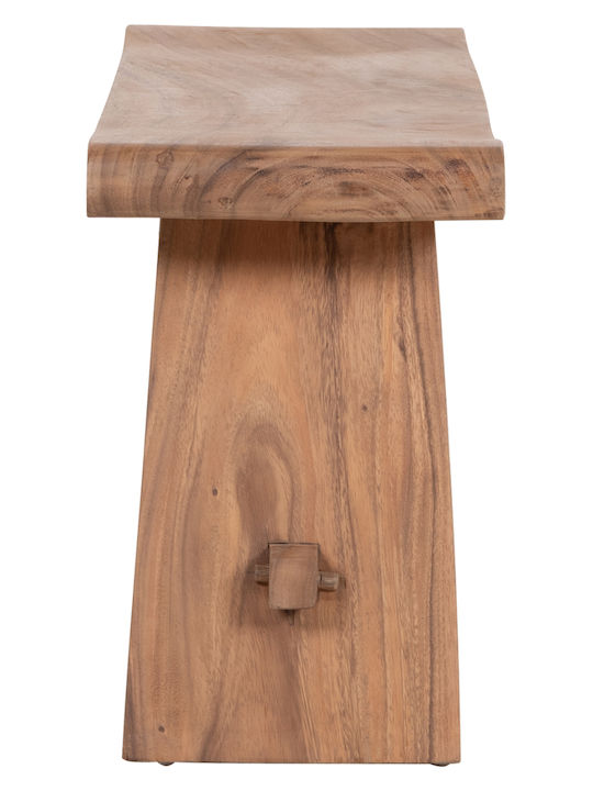 Bancă de exterior din lemn 121x30.5x45cm