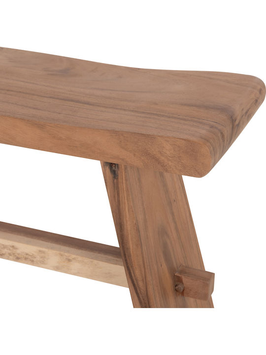 Bancă de exterior din lemn 121x30.5x45cm