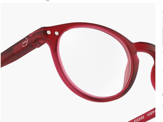 Izipizi Ochelari De Citit Pentru Femei +1.00 În Culoare Roșie