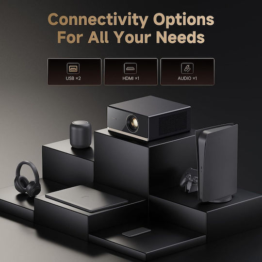 Wanbo X5 Pro Mini Projector Full HD with Wi-Fi and Built-in Speakers WANBOX5SDBL