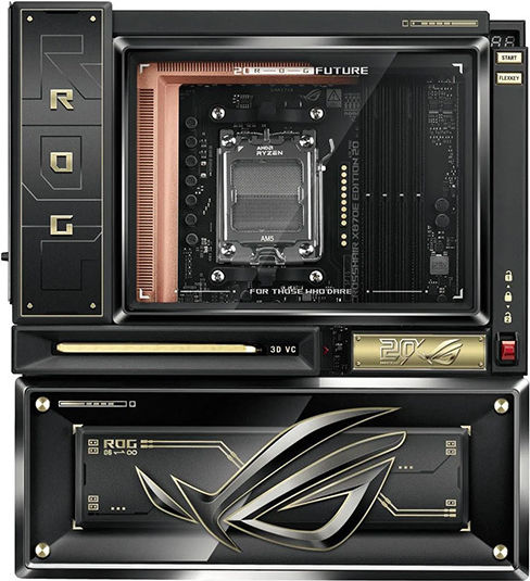 Asus Crosshair X870E Edition 20 Wi-Fi Дънна платка Extended ATX с AMD AM5 Сокет