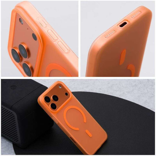 Gocomma Umschlag Rückseite Kunststoff Orange (Honor 400 Pro)