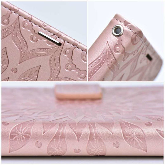 Forcell Mezzo Book Case Cover iPhone 7 8 SE 2020 Mandala Rose Gold*