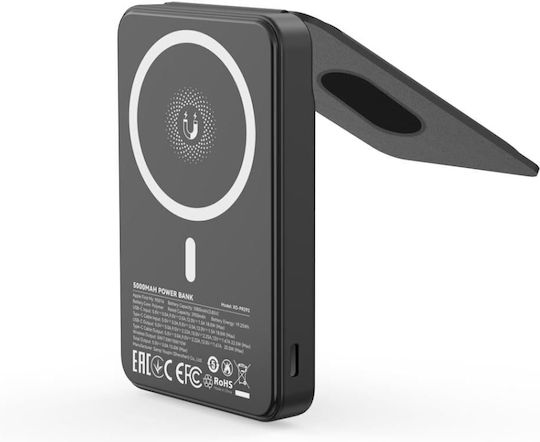 XO PR292 Power Bank 5000mAh with USB-C Port Black