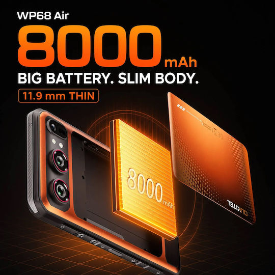 Oukitel WP68 Air 5G Dual SIM 12/512GB Robustes Smartphone Orange