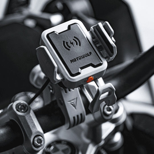 Motowolf MH1B Motorcycle Phone Mount with Adjustable Arm for the Handlebar