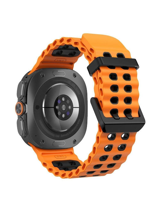 Tech-Protect Iconband Pro Кайишка Оранжево / Черно (Galaxy Watch Ultra / Ultra 2) Tech-Protect Iconband Pro Кайишка Оранжево / Черно (Galaxy Watch Ultra / Ultra 2)