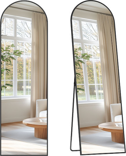 Songmics Καθρέπτης με Μαύρο Πλαίσιο 150x40cm