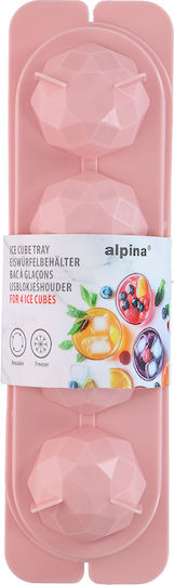 Alpina Appliances Παγοθήκη Στρογγυλά από Σιλικόνη 4 Θέσεων