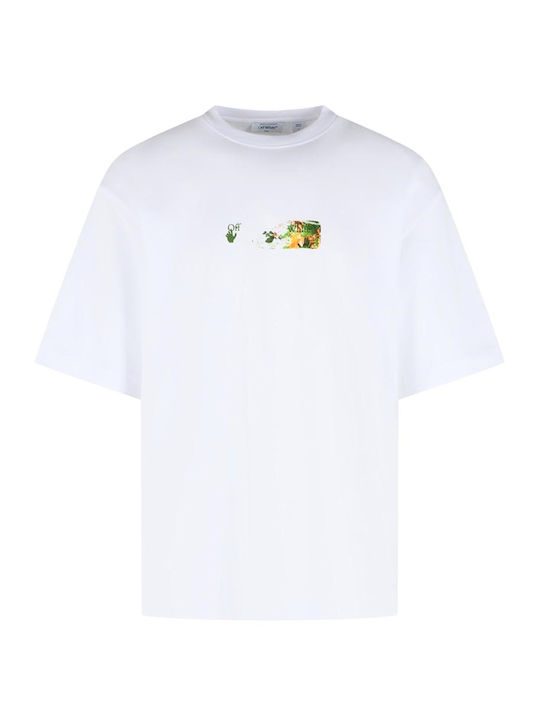 T-shirt Yellow White Green