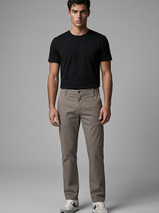 Мъжки панталон Slim Fit Бежов