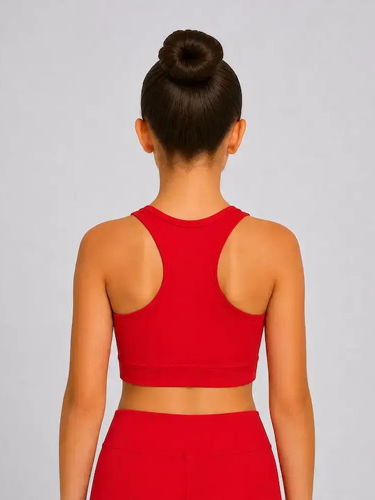 Vasiliki Kids Training Bra Sporting Red