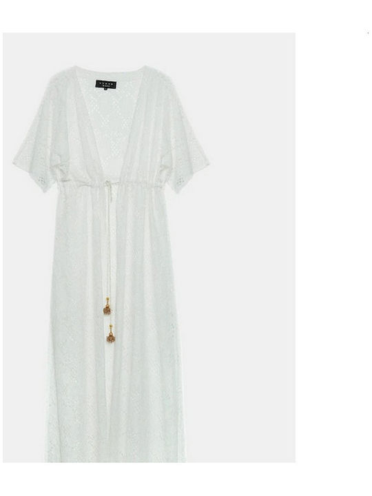 Lynne Damenbademode Lynne Weißes Damen Kaftan