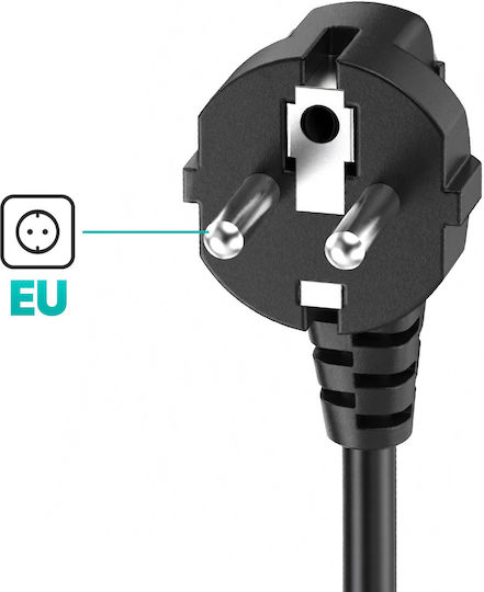 Avizar Încărcător de rețea USB-C 65W pentru laptop PC HP Lenovo Asus Negru