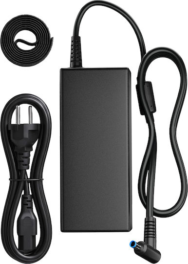 Avizar 65W Laptop-Ladegerät Computer Gekrümmter Stecker 1,2m Kabel Schwarz