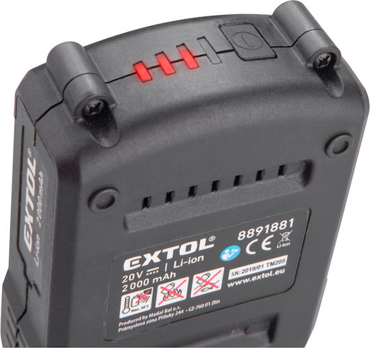 Baterie Li-ion 20V 2Ah Extol Energy 8891881