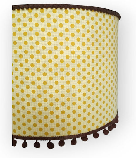 Dots Dimensions Pendant Ceiling Light Yellow 35x25cm Dots Dimensions Pendant Ceiling Light Yellow 35x25cm