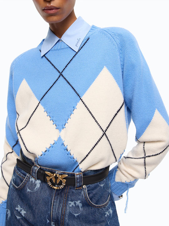Women's Woolen Light Blue Sweater